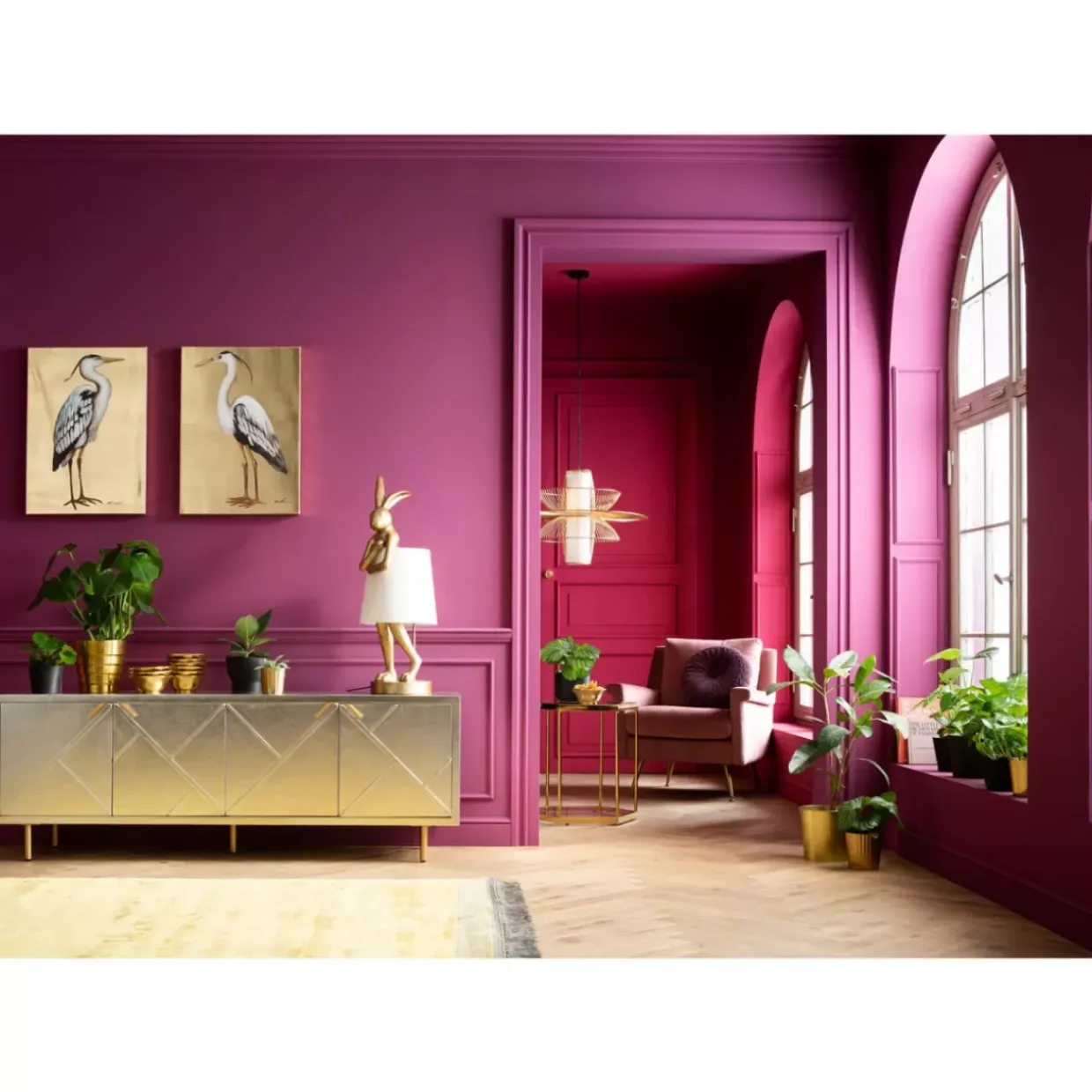 Tischleuchte Animal Rabbit Gold 88