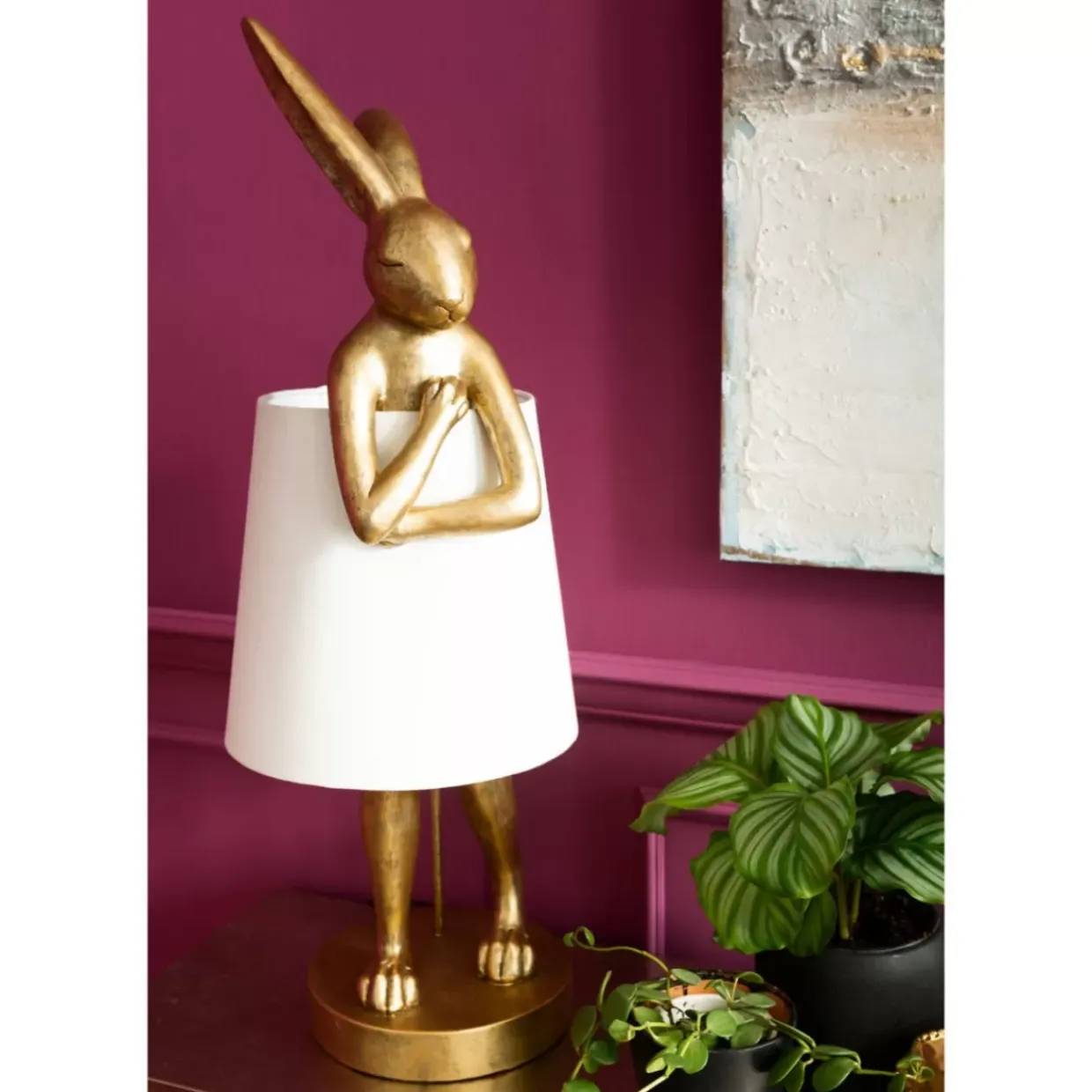 Tischleuchte Animal Rabbit Gold 88