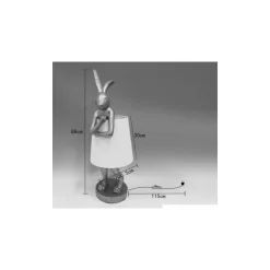 Tischleuchte Animal Rabbit Gold 88