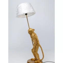 Tischleuchte Animal Standing Monkey Gold 51Cm