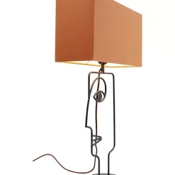 Tischleuchte Face Wire Orange