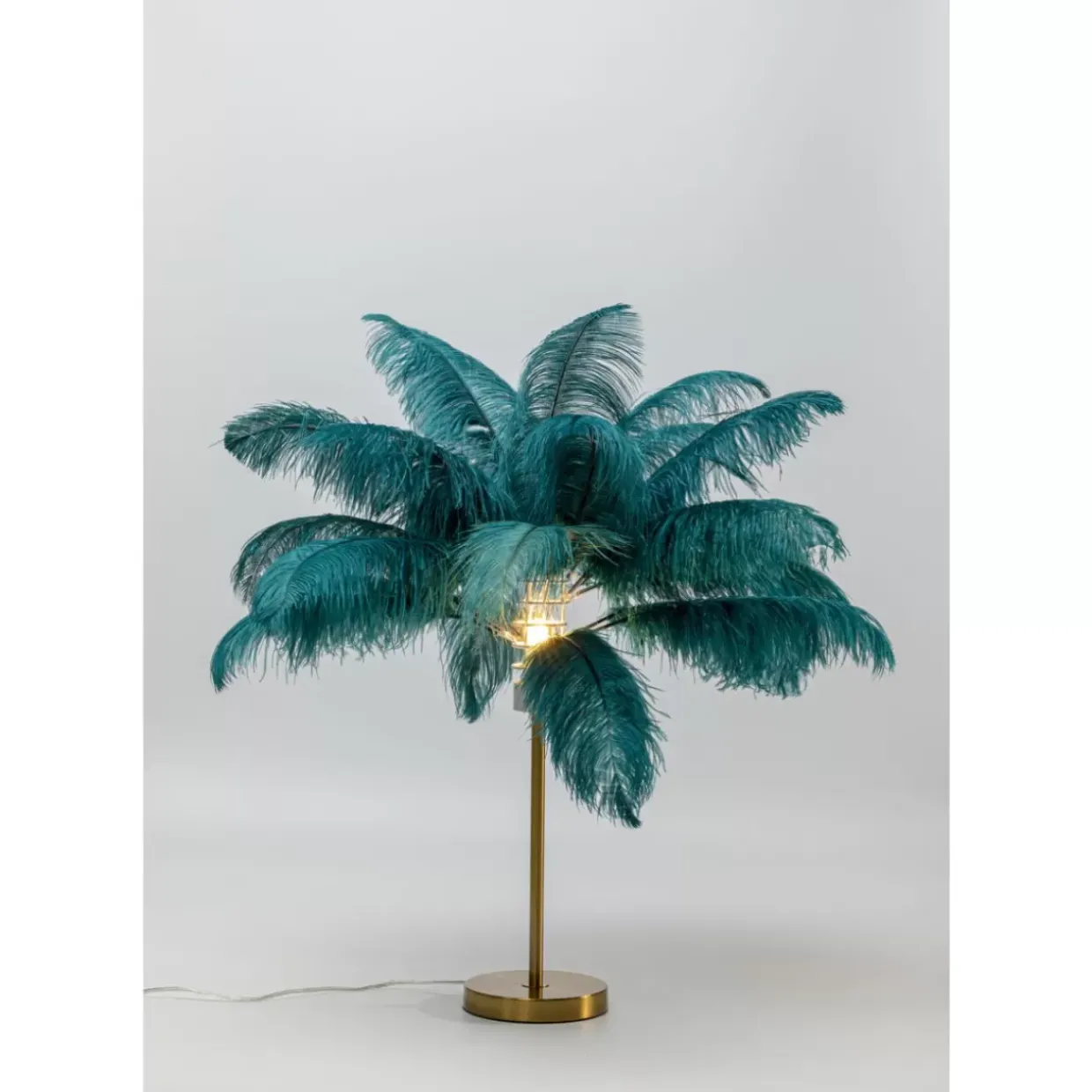 Tischleuchte Feather Palm Grun 60Cm