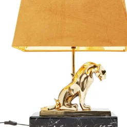 Tischleuchte Geometric Leopard Braun 36Cm