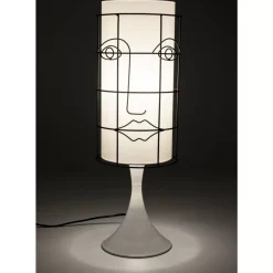 Tischleuchte Grid Face Weis 60Cm