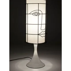 Tischleuchte Grid Face Weis 60Cm