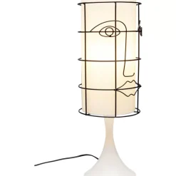 Tischleuchte Grid Face Weis 60Cm