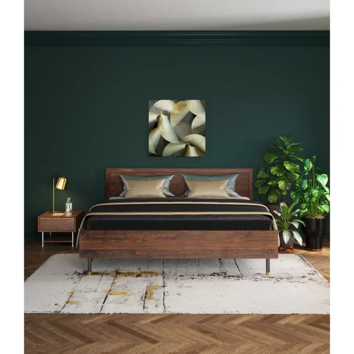 Tischleuchte Theater Brass