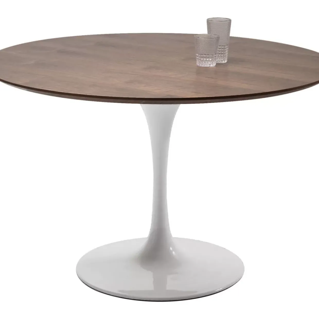 Tischplatte Invitation Round Walnut O120Cm