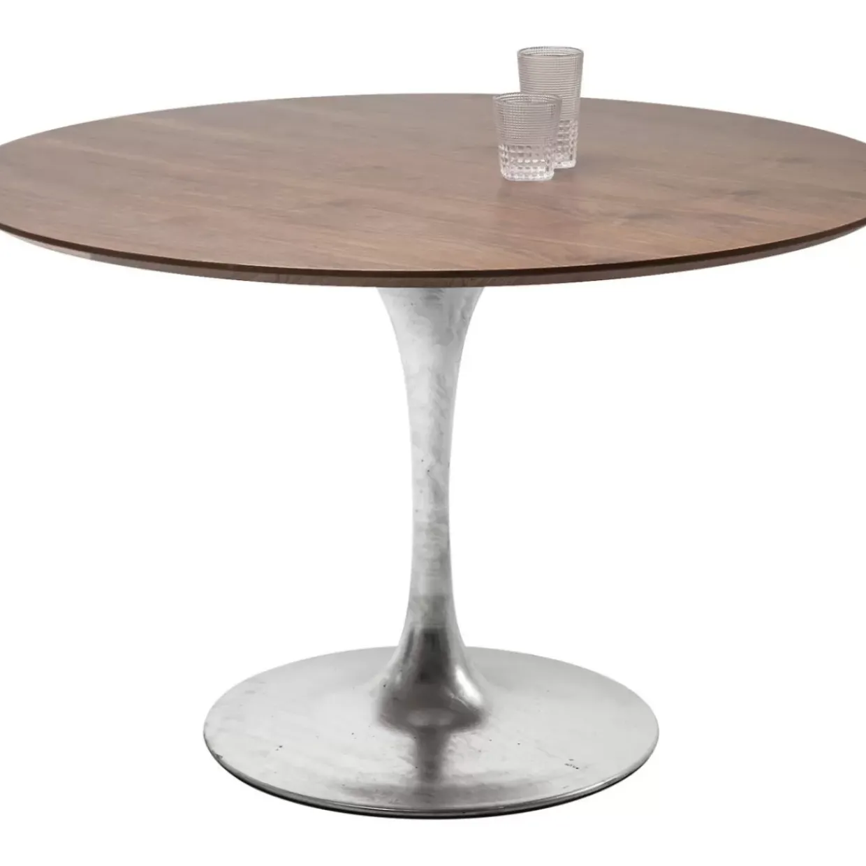 Tischplatte Invitation Round Walnut O120Cm