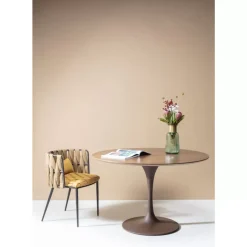 Tischplatte Invitation Round Walnut O120Cm