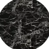 Tischplatte Schickeria Marmoroptik Schwarz O110Cm