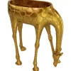 Ubertopf Giraffe Greta,Gold