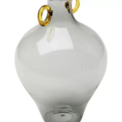 Vase Amore Handle Grau 23Cm
