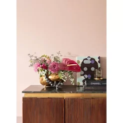 Vase Art Stones Gold 16Cm