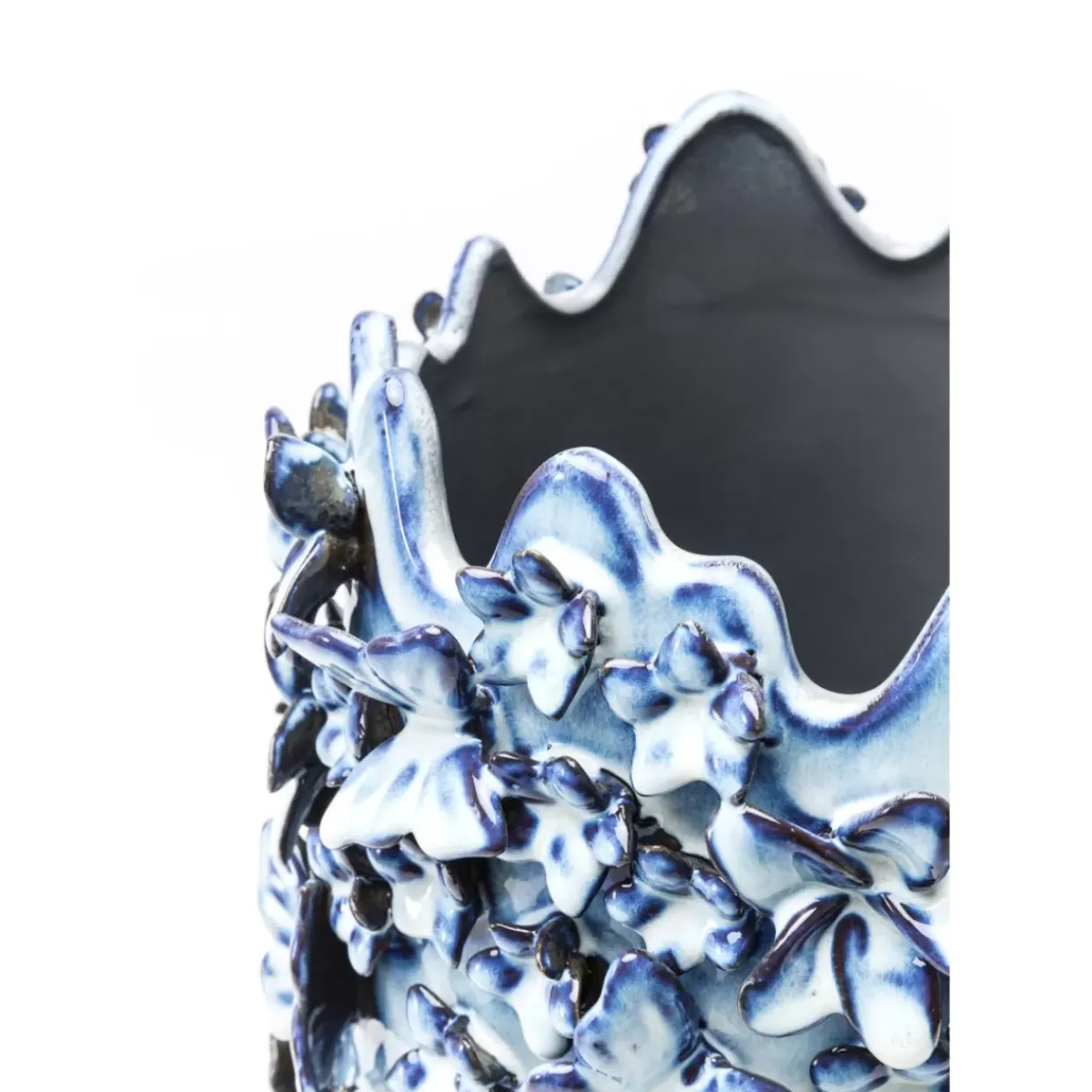 Vase Butterflies Lightblue 50Cm