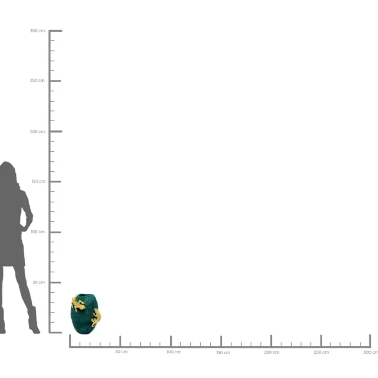 Vase Chameleon Jack Fruit 39