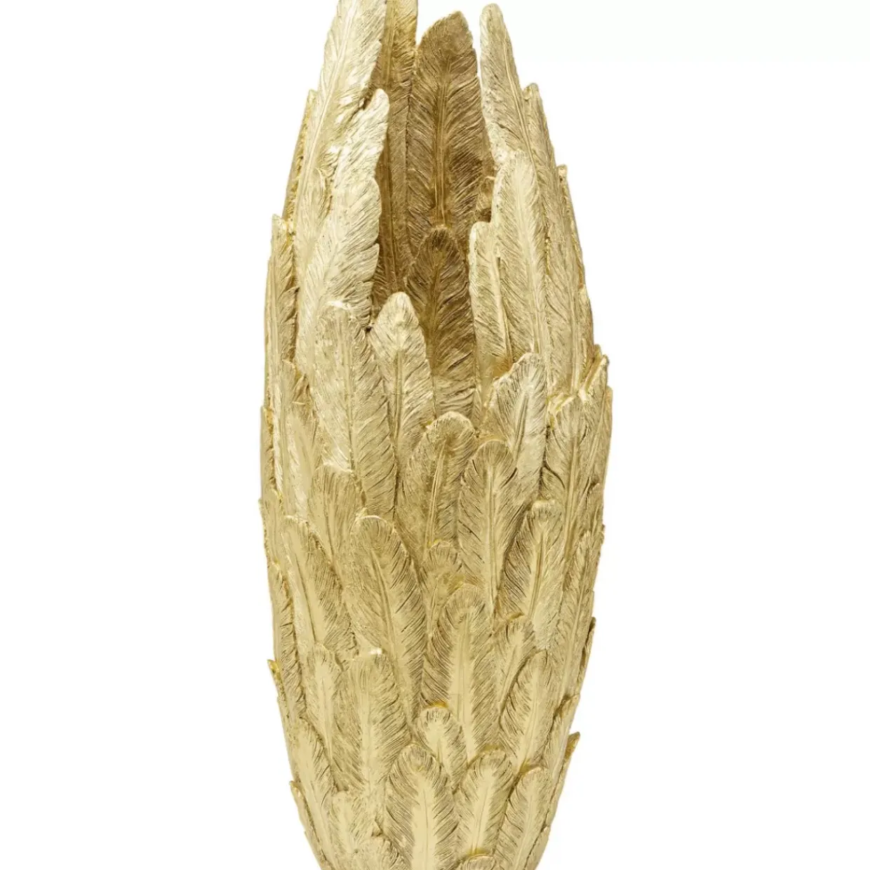 Vase Feathers Gold 80