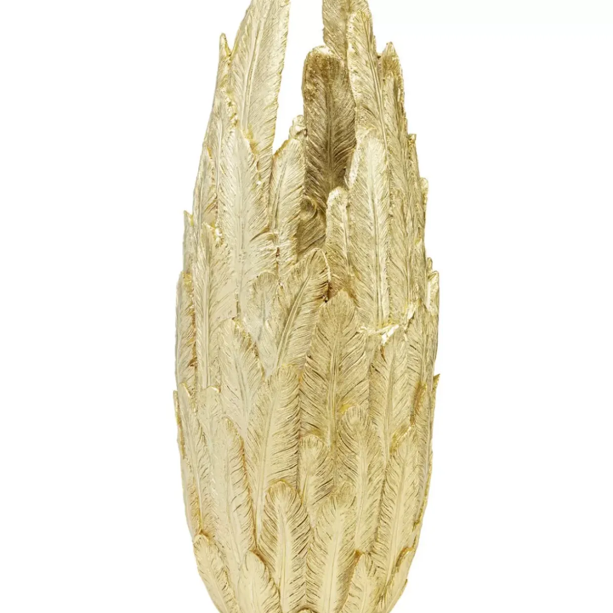Vase Feathers Gold 80
