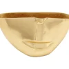 Vase Half Face Gold 38Cm