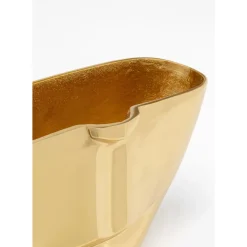 Vase Half Face Gold 38Cm