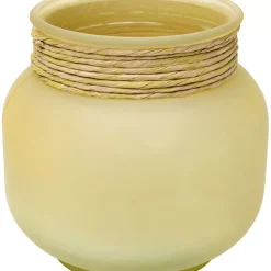 Vase Isola Storm Gelb 18Cm