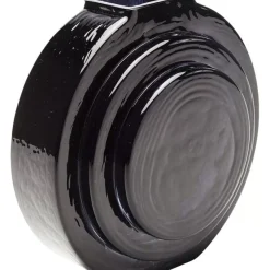 Vase Las Vegas Disc Schwarz