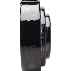 Vase Las Vegas Disc Schwarz