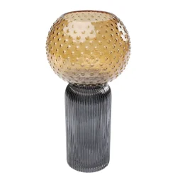 Vase Marvelous Duo Amber Grau 31Cm