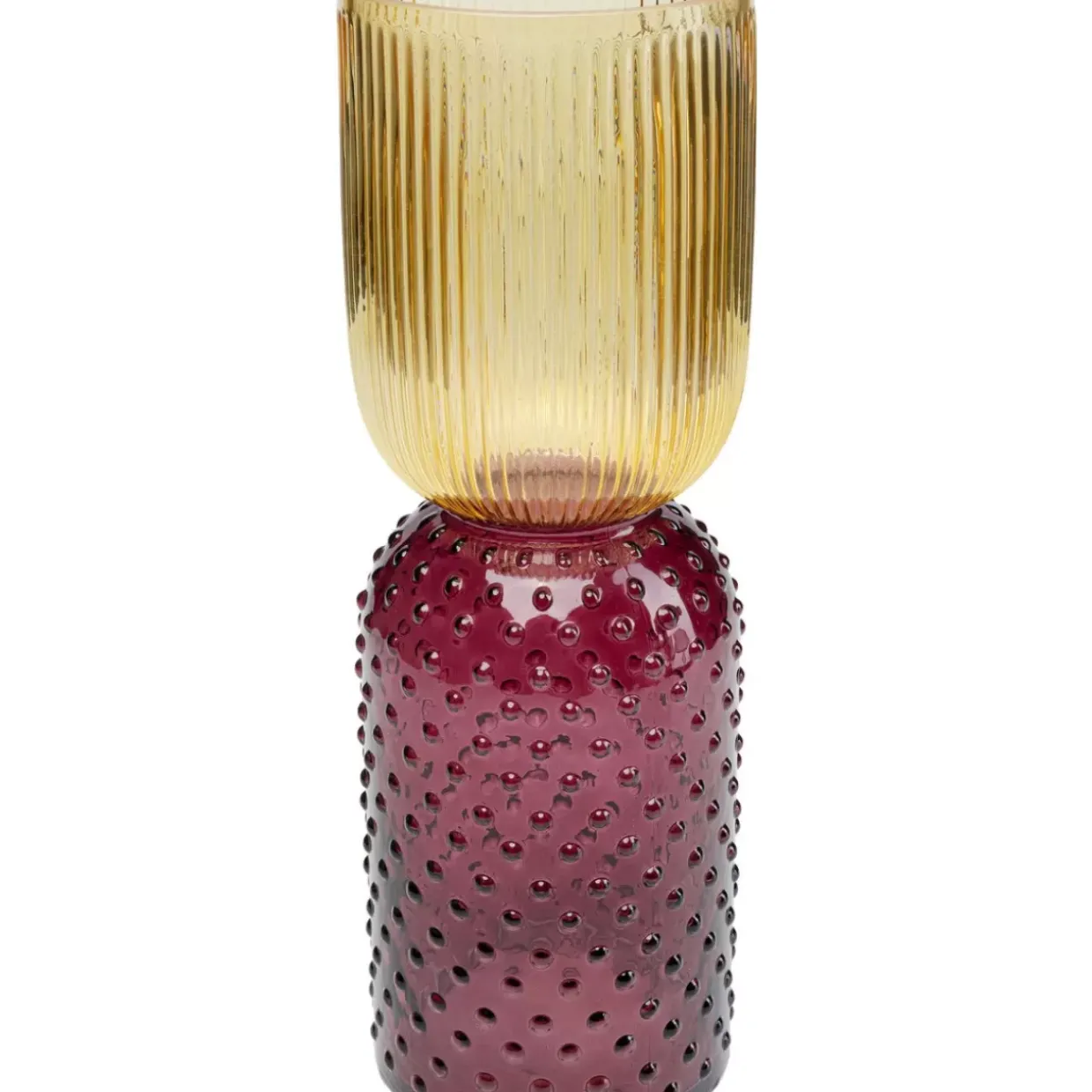 Vase Marvelous Duo Gelb Lila 38Cm