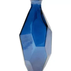 Vase Origami Blau 31Cm