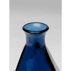 Vase Origami Blau 31Cm