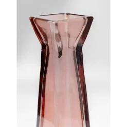Vase Piramide Rosa 55Cm