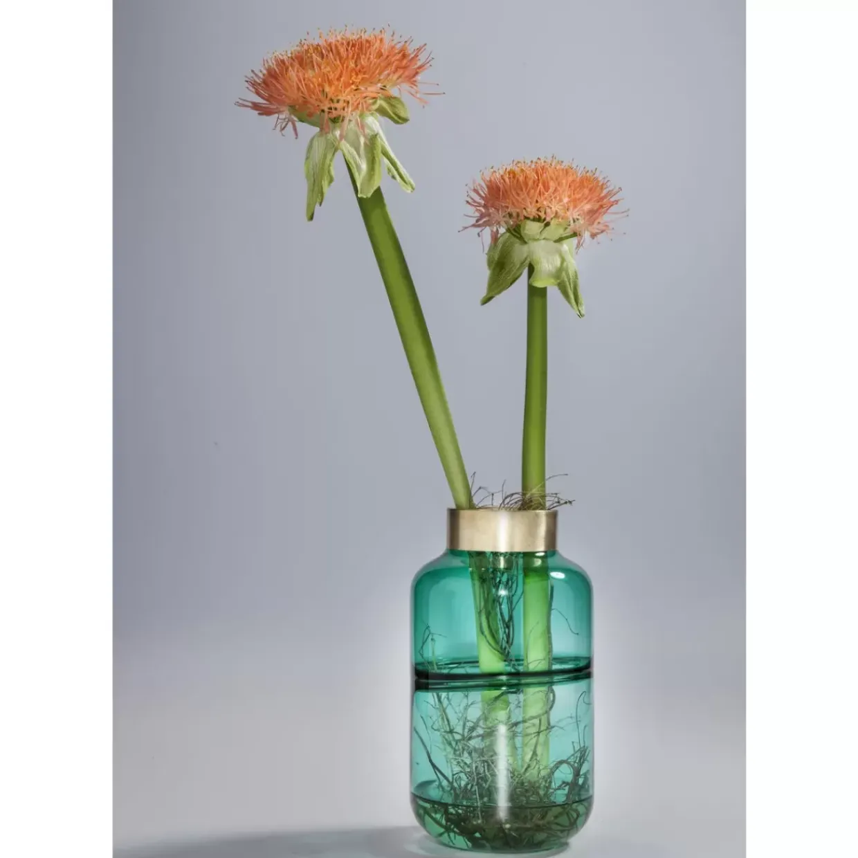 Vase Positano Belly Grun 28Cm