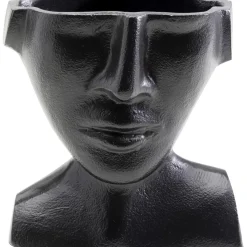 Vase Rostro Schwarz 17Cm