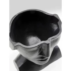 Vase Rostro Schwarz 17Cm