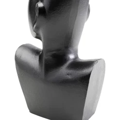 Vase Rostro Side Schwarz 27Cm