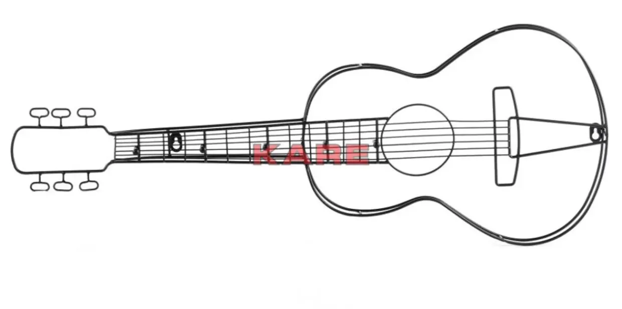 Wandgarderobe Guitar 81Cm