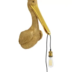 Wandleuchte Animal Spoonbill Gold 29X62Cm