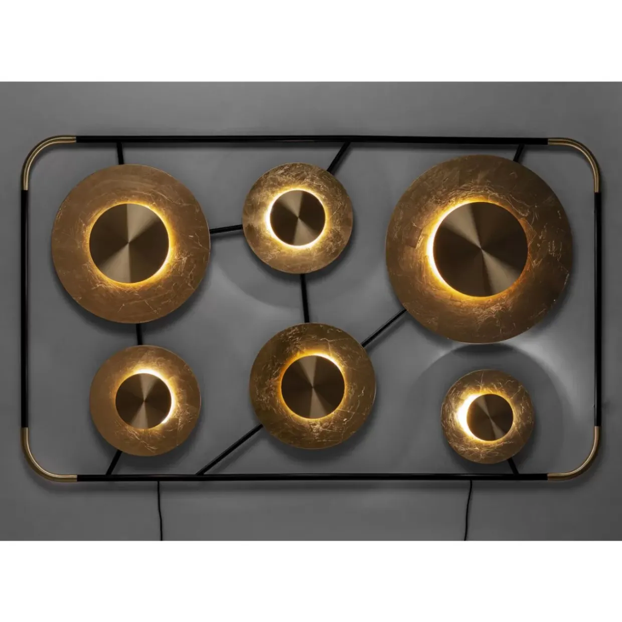 Wandleuchte Disc 6Er