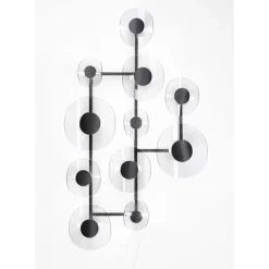 Wandleuchte Mariposa Schwarz Smoke 116X198Cm