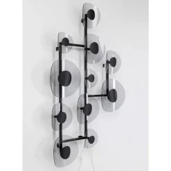 Wandleuchte Mariposa Schwarz Smoke 116X198Cm