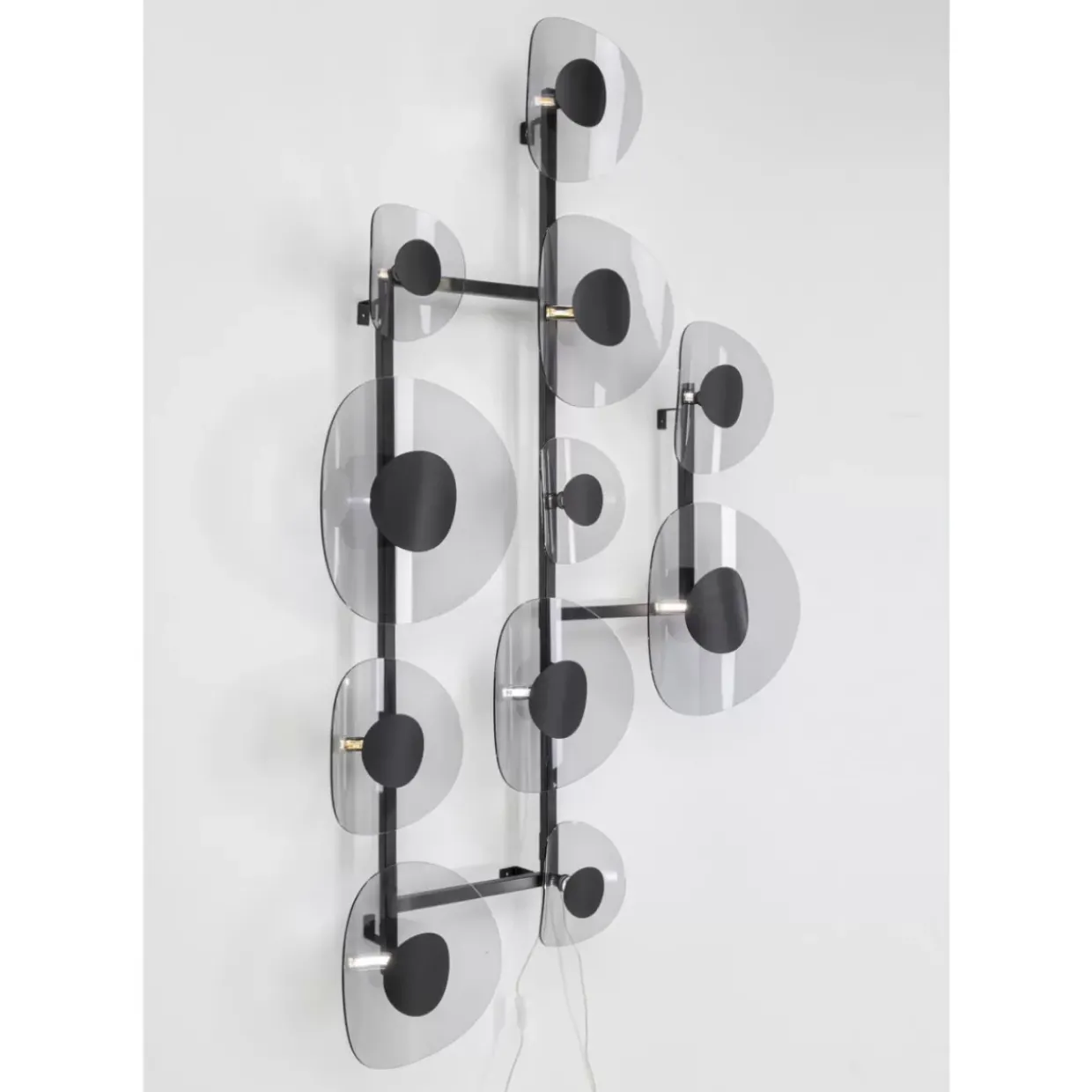 Wandleuchte Mariposa Schwarz Smoke 116X198Cm