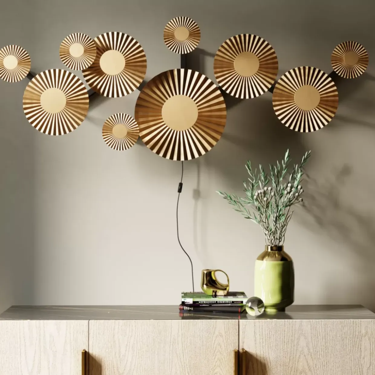 Wandleuchte Soles 160X60Cm