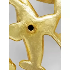 Wandobjekt School Of Koi Gold O160Cm