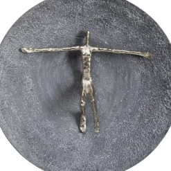 Wandobjekt Umano Silber O60Cm