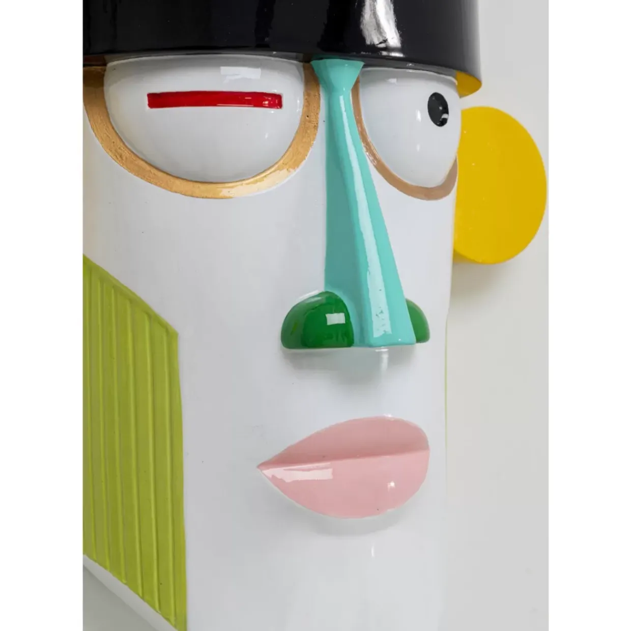 Wandobjekt Wink Schwarz