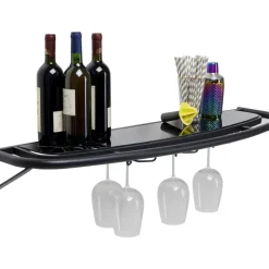 Wandregal Treviso Schwarz 120X10Cm