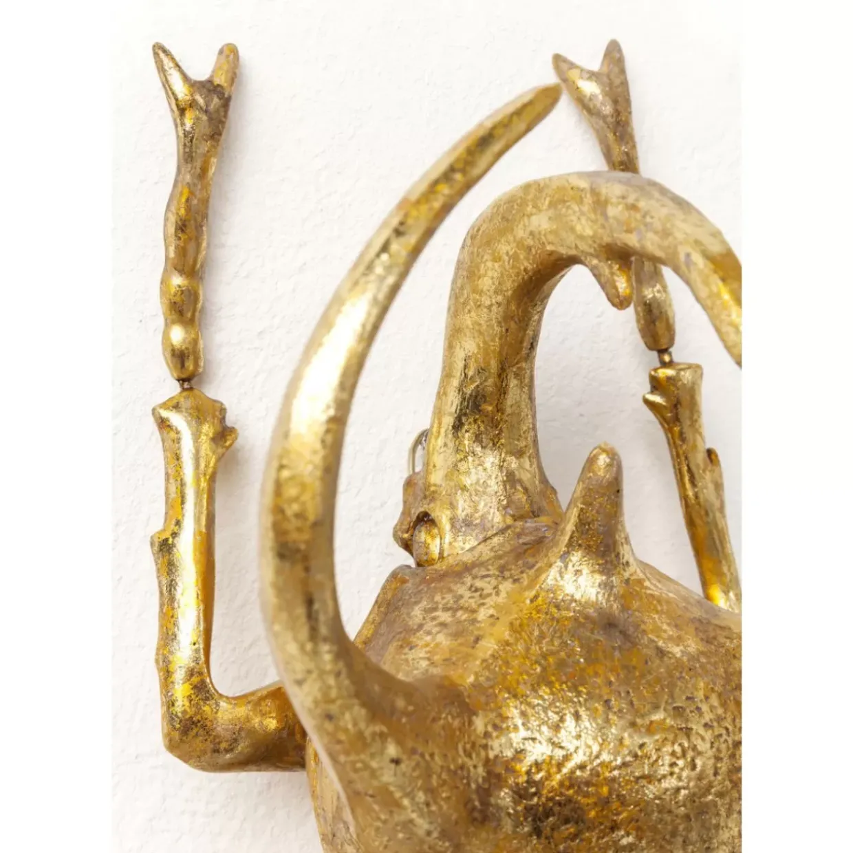 Wandschmuck Atlas Beetle Gold