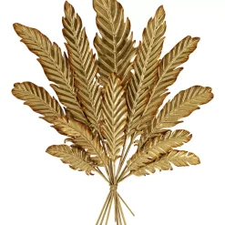 Wandschmuck Leaf Bouquet Gold