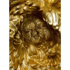 Wandschmuck Peony Gold